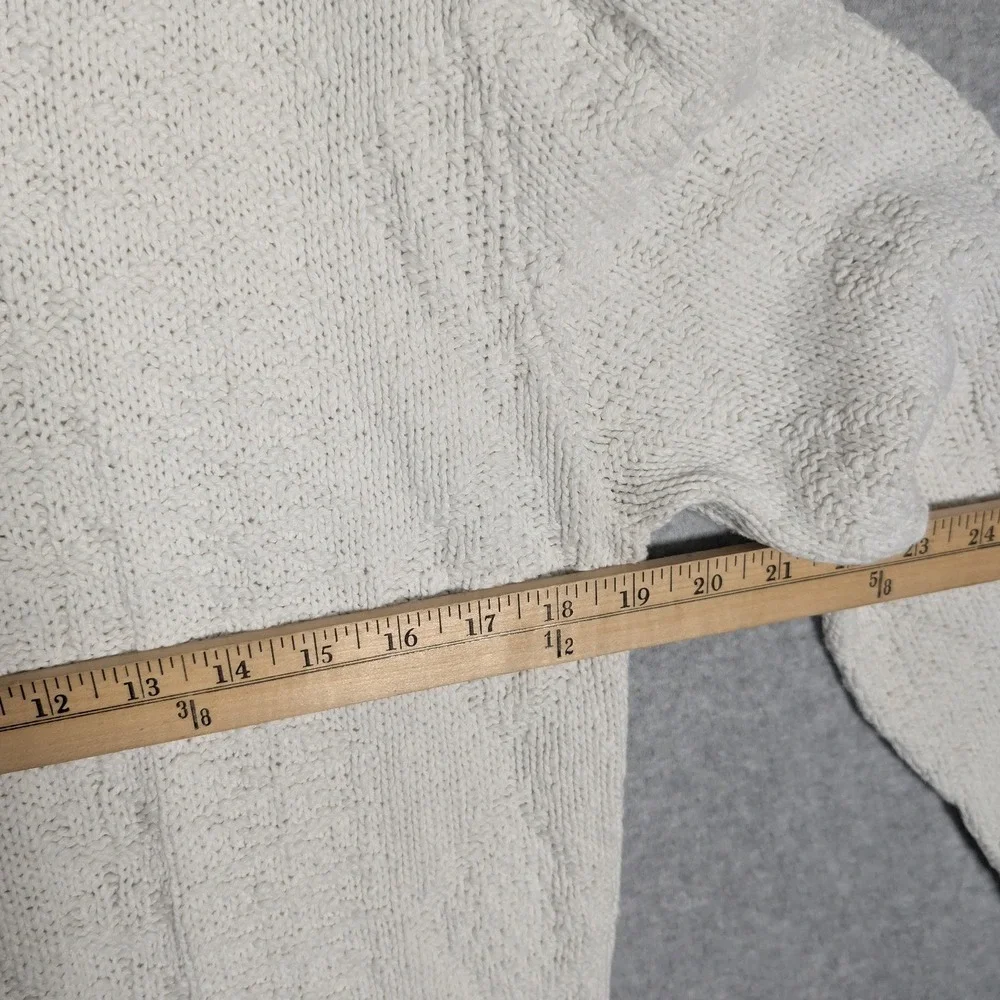 Woolrich Vintage Cotton Knit Sweater‎ Mens Medium Made in USA Preppy Nautical